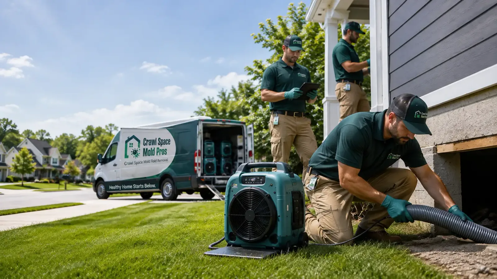 Crawl Space Mold Removal in Bardolph, IL